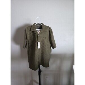 Mens Saints Studio Shirt With A Waffle Weave Size L